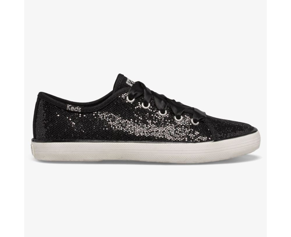 Big Kid Kickstart Celebrations Sneaker Black Sparkle 26o2E4U2