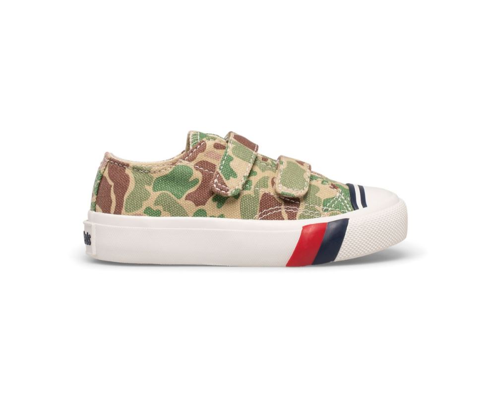 Big Kid Royal Lo HL Sneaker Camo Olive 59vZ7nU1