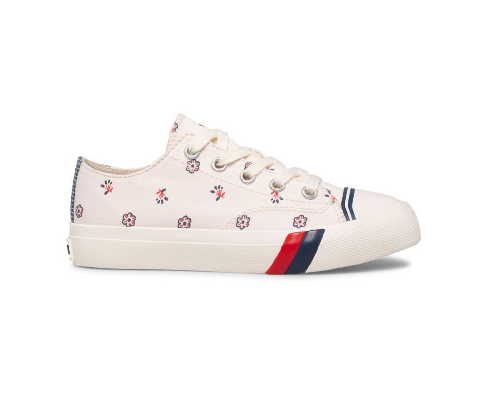 Big Kid Royal Lo Sneaker White/Print 5T93JXfo