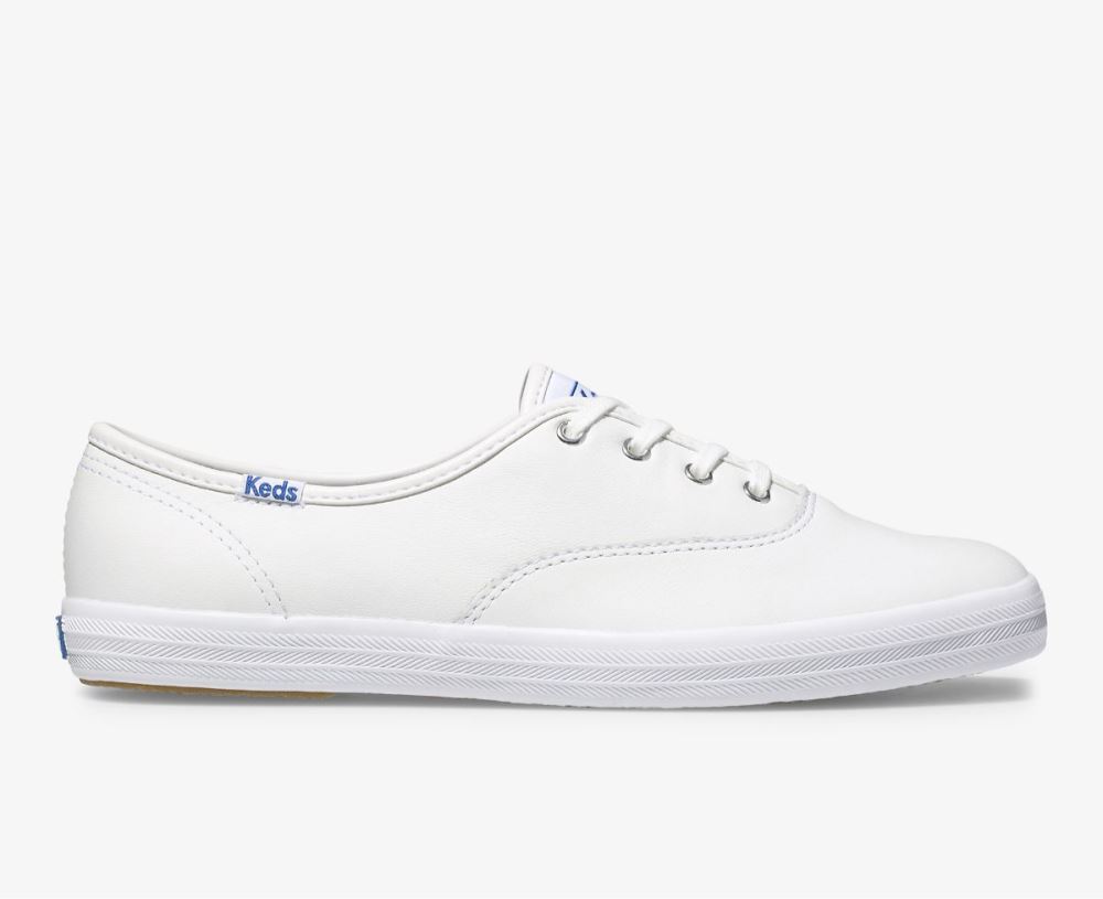 Keds Shoes Official Site Champion Leather White BTYbAELC