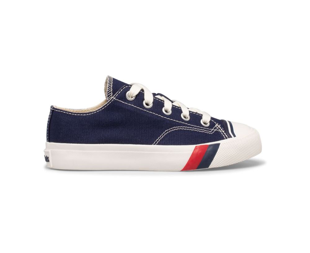 Big Kid Royal Lo Sneaker Navy EeXEzZWX