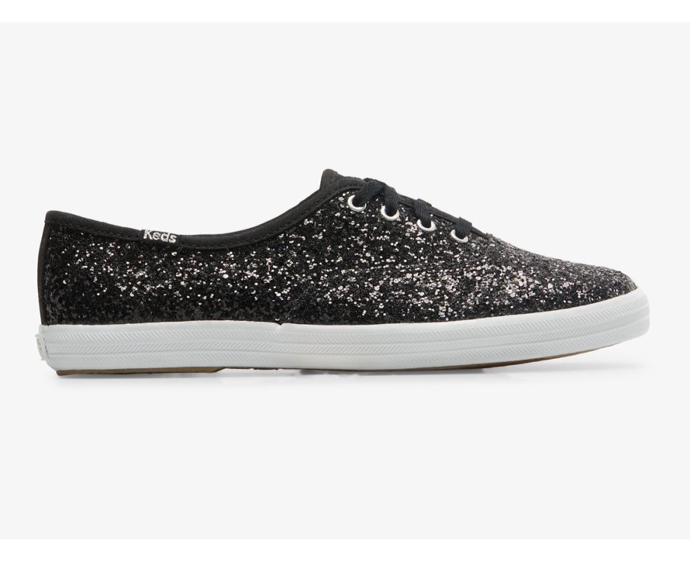 Women Champion Glitter Celebration Sneaker Black J4BtQJ6l