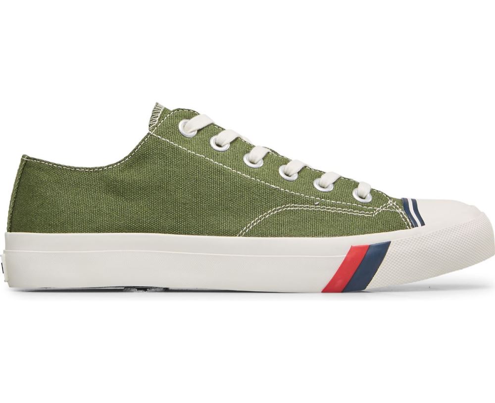 Unisex Royal Lo Canvas Lo Tops | Keds Forest Green KjjtR4eG