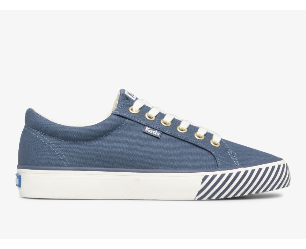 Women Jump Kick Majestic Canvas Sneaker Navy NAjwRtLv