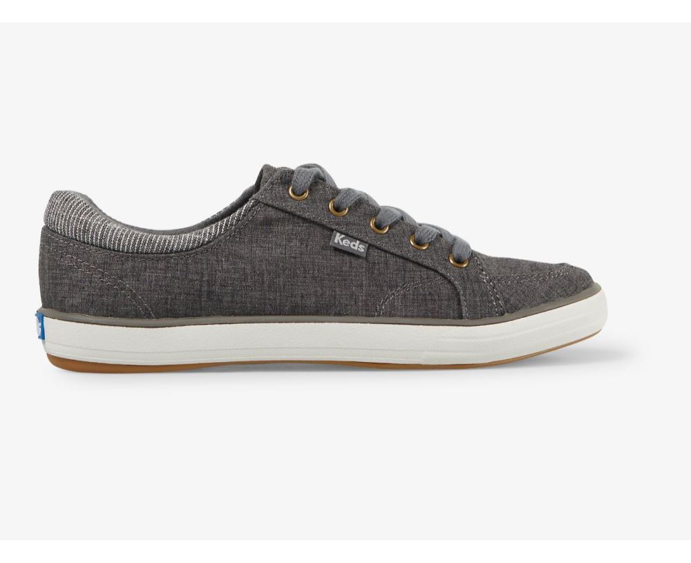 Women Center II Cotton Slub Sneaker Grey ToYgsmhL