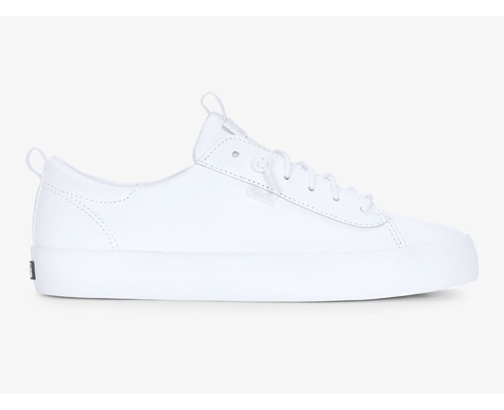 Women Kickback Leather Sneaker White WMVVAcrj