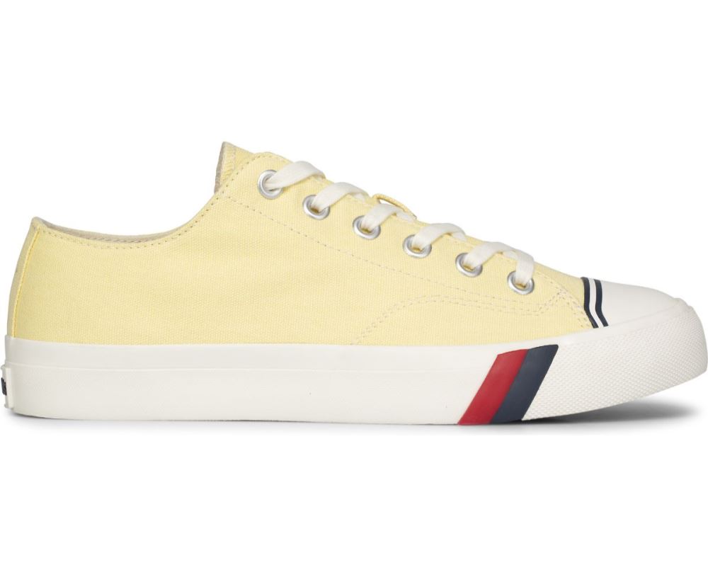Unisex Royal Lo Canvas Lo Tops | Keds Pale Yellow XSyWUNm8