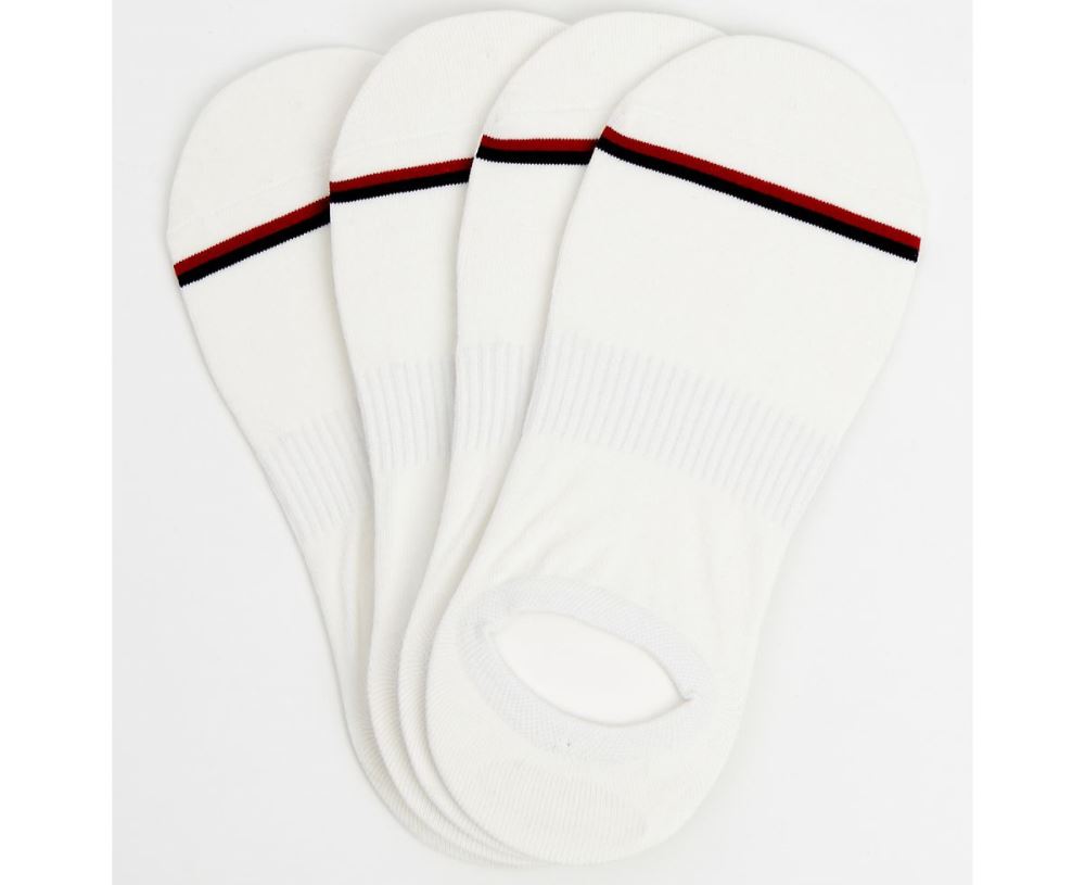 4PK Sneaker Liner Socks | Keds White kUDNQCMh