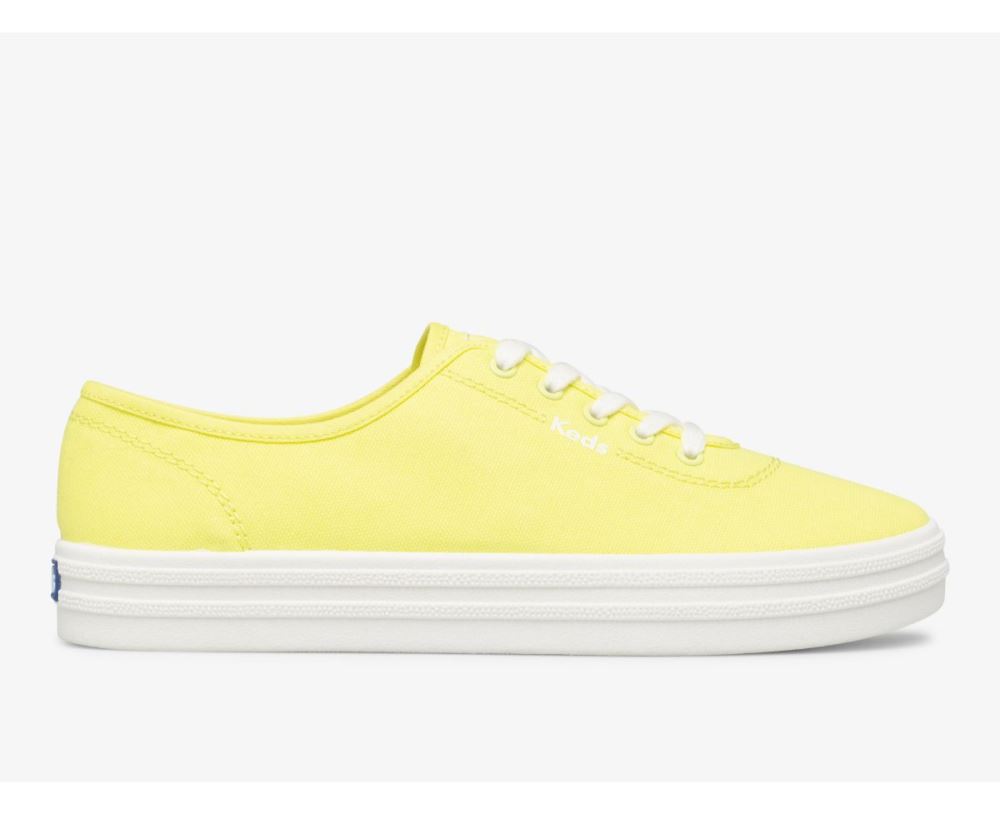 Women Breezie Canvas Neon Sneaker Neon Yellow qQ82mDyR