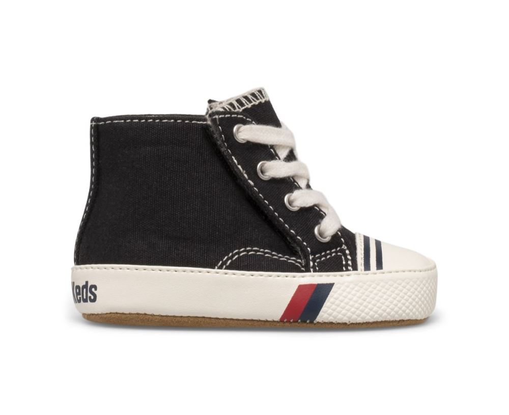 Little Kid Royal Hi Crib Sneaker Black ryCeAKgv