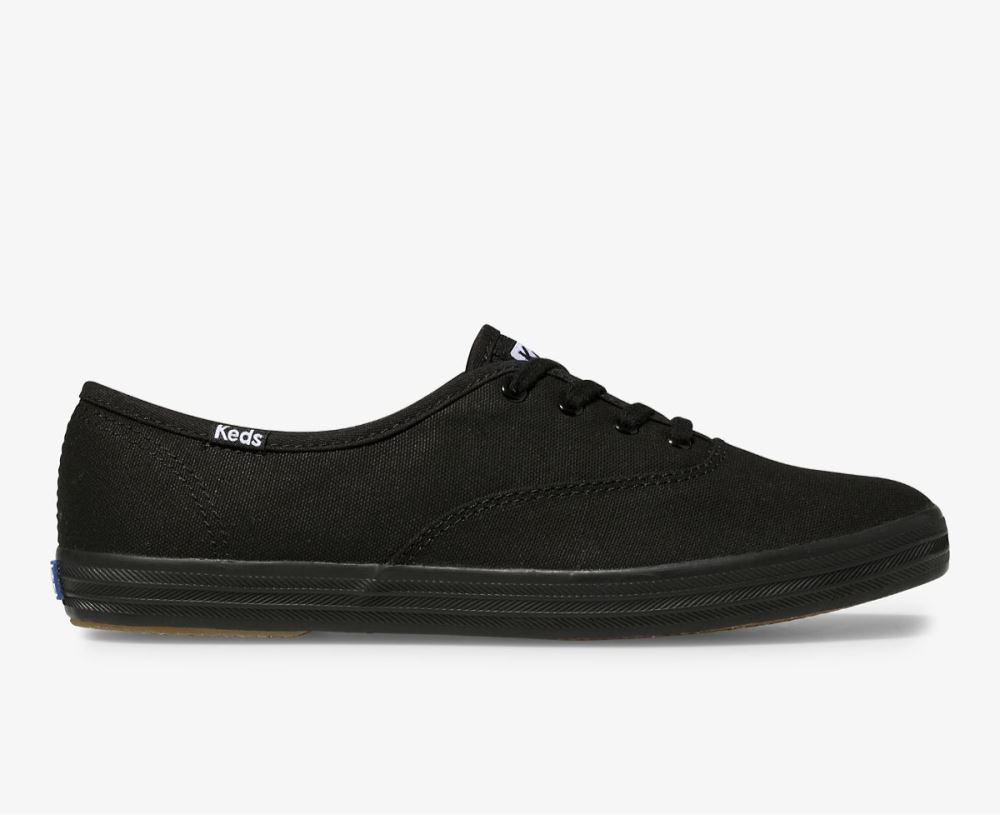 Keds Champion Canvas Originals | Keds Black/Black zI0RHzhi