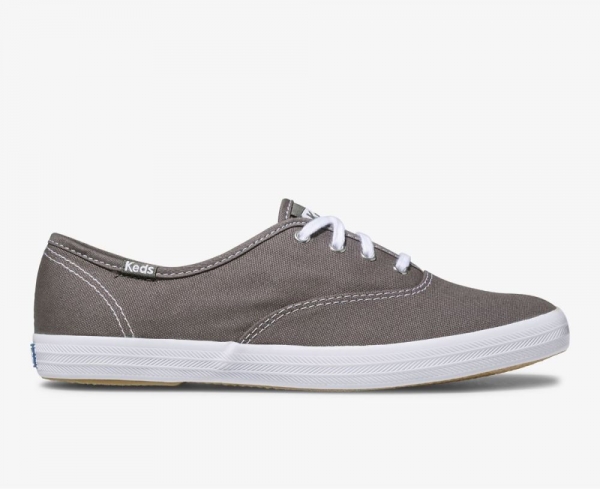 Keds Champion Canvas Originals | Keds Graphite Grey 1wcM9jC6