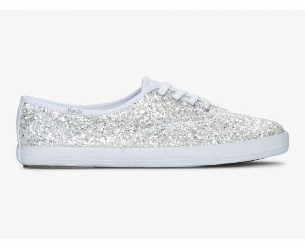 Women Champion Glitter Celebration Sneaker White MlUCER7l