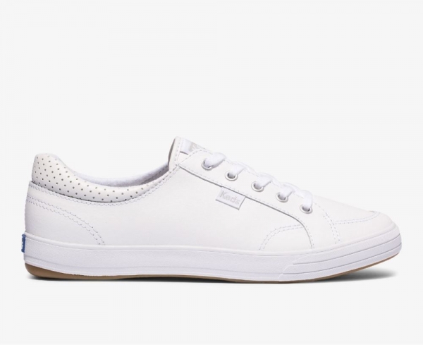 Women Center II Leather Sneaker White VOJVxWtx