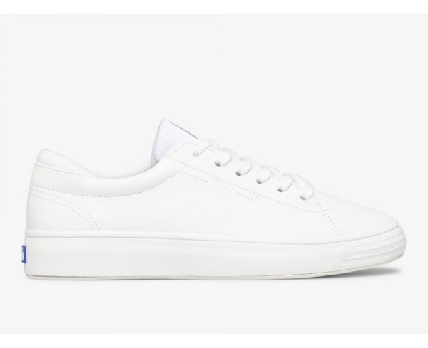 Women Alley Leather Sneaker White ythVQjxT