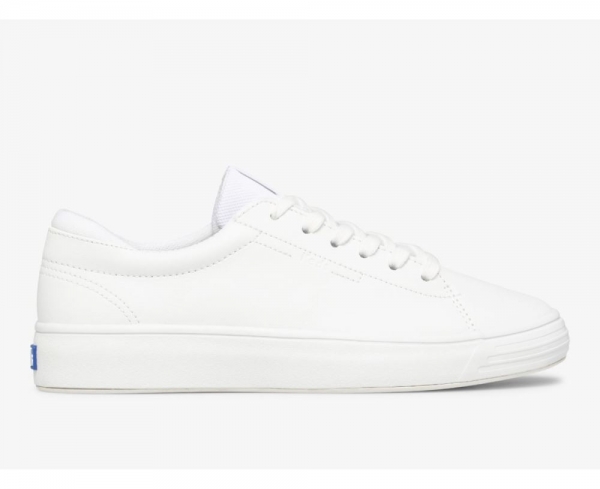 Women Alley Leather Sneaker White ythVQjxT