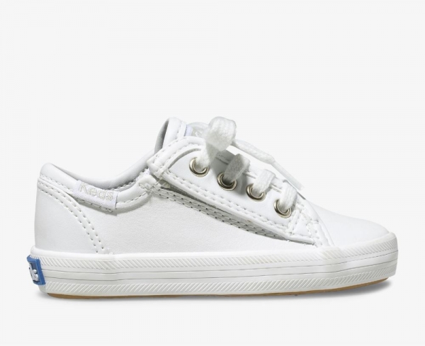 Big Kid Kickstart Jr. Leather Sneaker White Leather SHvrxdqZ