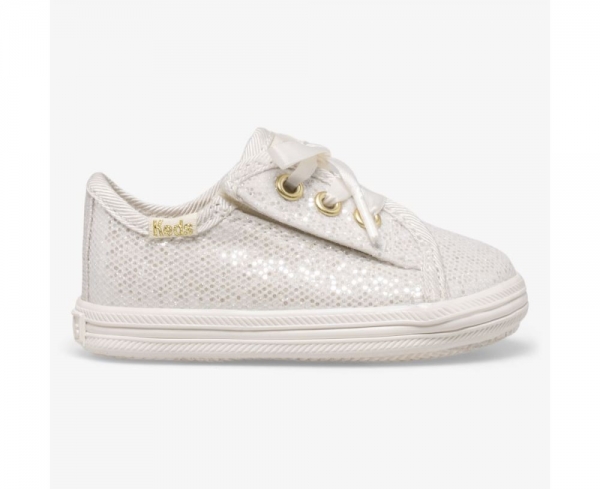 Little Kid Kickstart Crib Celebrations Sneaker Ivory Sparkle iDBteGH7