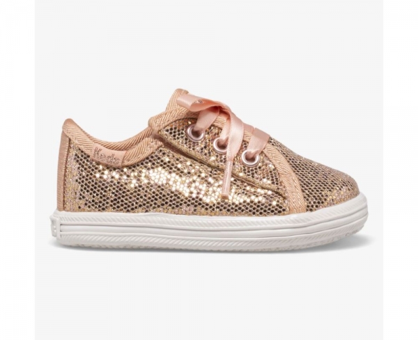 Little Kid Kickstart Crib Celebrations Sneaker Rose Gold sparkle xE59qB4W