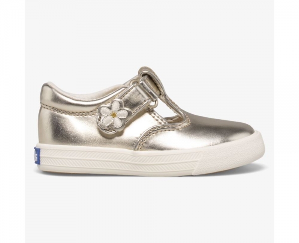 Little Kid Daphne Sneaker Champagne Metallic wuYi07wG